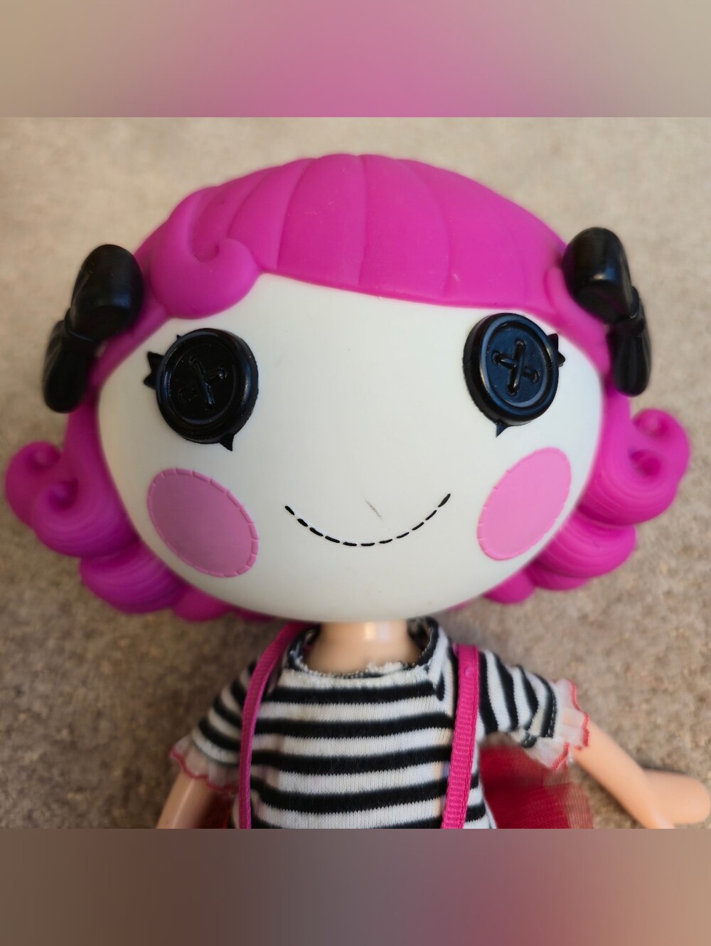 Lalaloopsy Charlotte Charades Mime 12" Full Size Doll W/Dress, Shoes *No Gloves - Picture 2 of 8